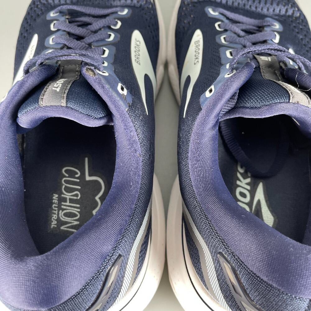 Brooks Ghost 15 Women's Size 8 D Wide Blue White Running Shoes Athletic Sneakers - Picture 8 of 10